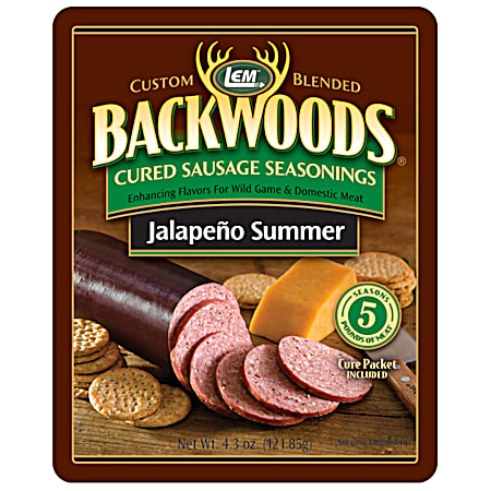 LEM Backwoods 4.3 oz Jalapeno Flavor Summer Sausage Seasonings
