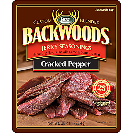 LEM Backwoods Cracked Pepper Jerky Seasoning