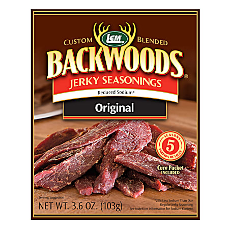 LEM Backwoods 3.6 oz Reduced Sodium Original Jerky Seasoning
