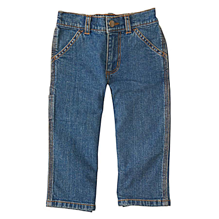Infant Medium Wash Heavyweight Denim Dungaree Jeans