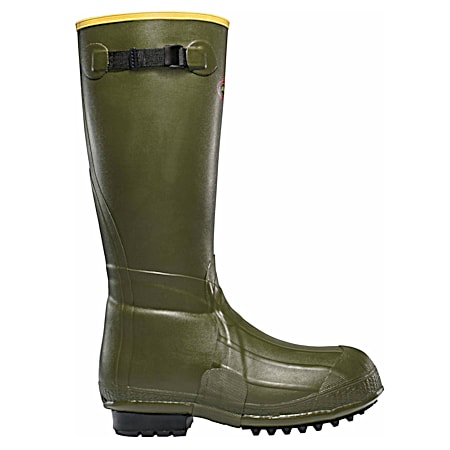 Men's Burly Green Waterproof Rubber Boots