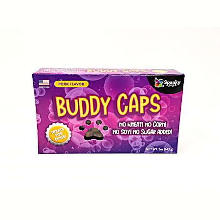 5 oz Buddy Caps Pork Flavor Dog Treats