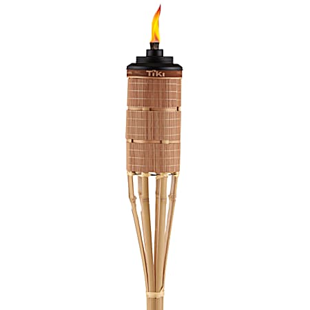 60 in Weather-Resistant Horizon Coated Natural Bamboo Torch