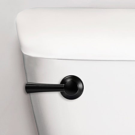 Korky StrongARM Matte Black Simple Toilet Flush Handle & Lever