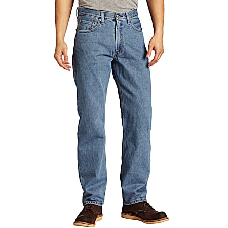 Men's Big & Tall 550 Medium Stonewash Relaxed Fit Denim Jeans