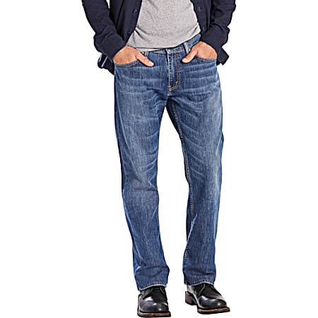 Men's Big & Tall Steely Blue Relaxed Fit Jeans