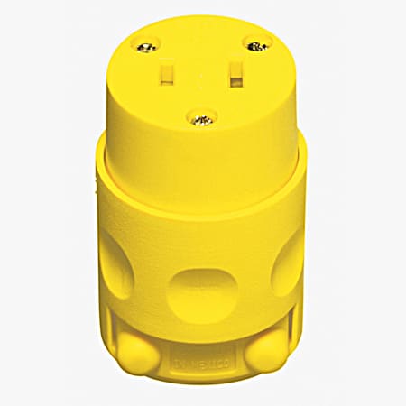 Yellow 2-Wire Cord Connector