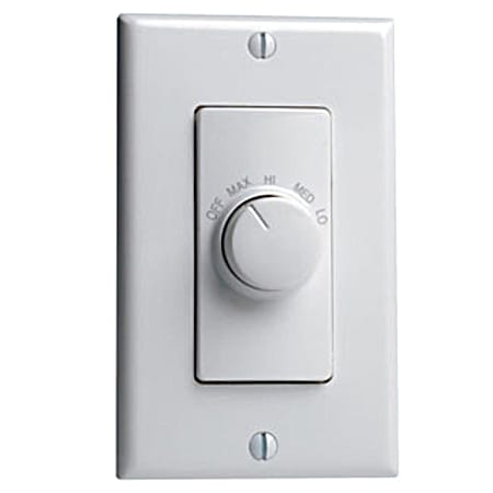 Rotary 3-Speed Fan Control - White
