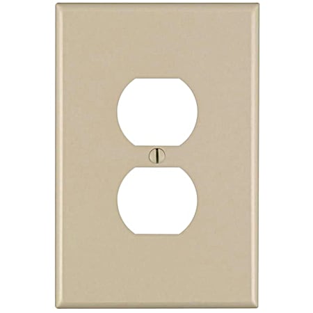 Leviton Oversized Outlet Wallplate - Ivory