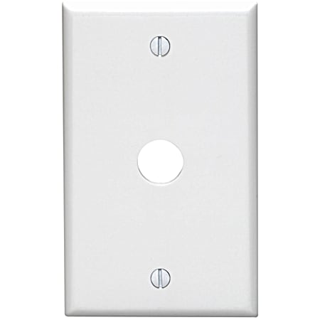 Leviton Phone/Cable Wallplate - White
