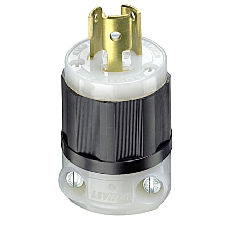 Leviton 15 Amp 3-Wire Premium Industrial Grade Grounding Locking Plug