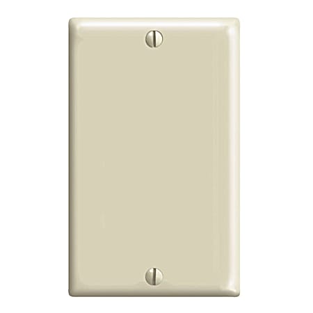 Leviton One-Gang Midway Size Ivory Blank Wall Plate