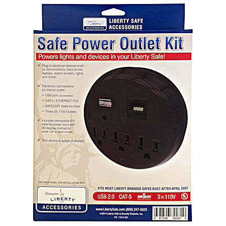 Liberty Safe Safe Power Outlet Kit
