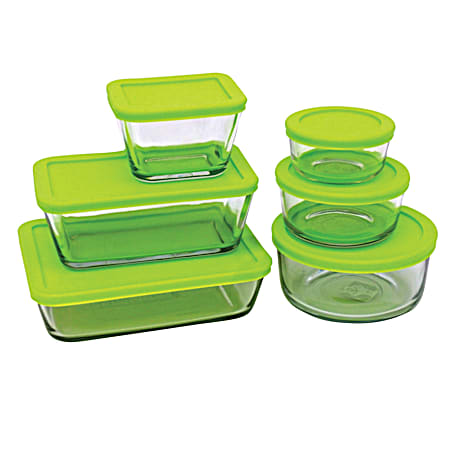 Green Food Storage Set - 12 pc