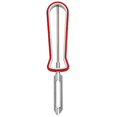 Farberware Classic Red/Stainless Steel Soft Touch Swivel Peeler
