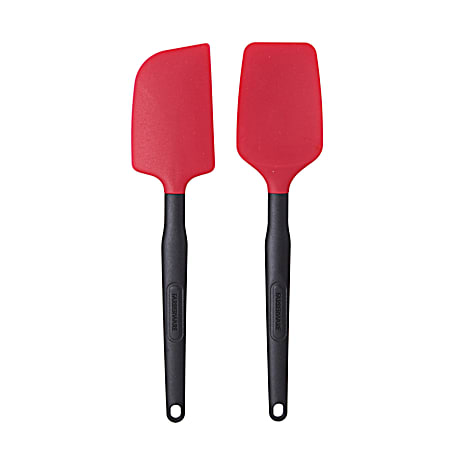Farberware Classic Red Spatulas - 2 Pk
