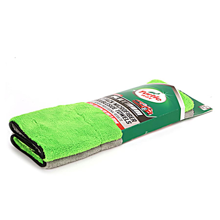 Turtle Wax Platinum Series Green Microfiber Car Wash Towels - 2 Pk