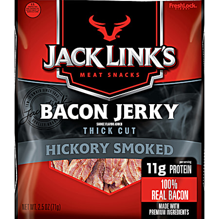 2.5 oz Hickory Smoked Bacon Jerky