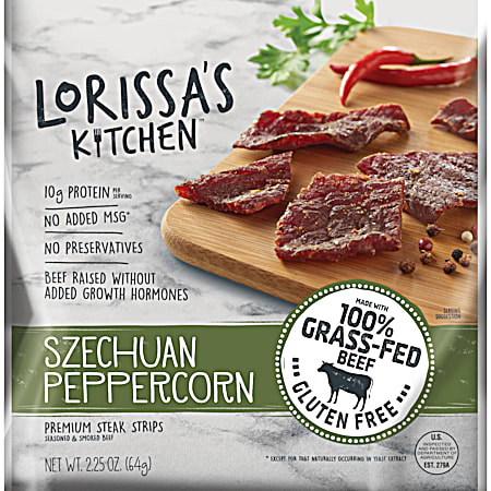 2.25 oz Szechuan Peppercorn Beef Strips