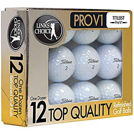 Titleist ProV1 Refinished Golf Balls - 12 Pk