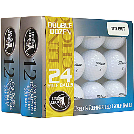 Titleist Used & Refinished Golf Balls - 24 Pk