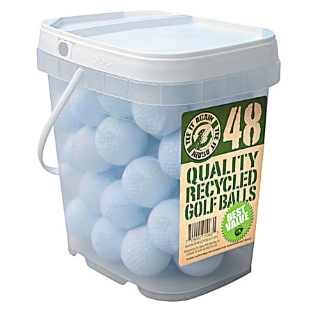 Quality Recycled Golf Balls - 48 Ct