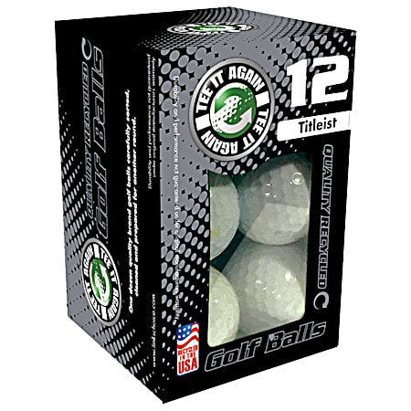 Titleist Recycled Golf Balls - 12 Ct