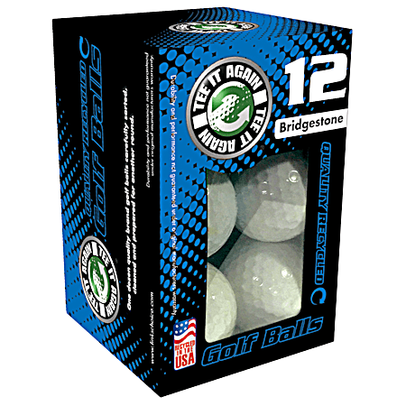 Bridgestone Recycled Golf Balls - 12 Ct