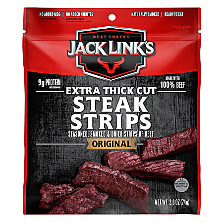 2.6 oz Extra Thick Cut Steak Strips