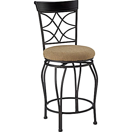 24 in Brown Curves Counter Bar Stool