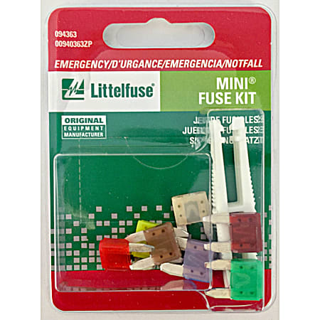 Littelfuse Mini Fuse Emergency Kit with Puller