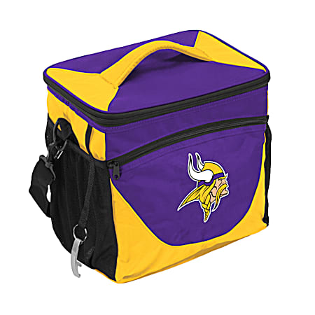Minnesota Vikings 24 Can Purple Cooler