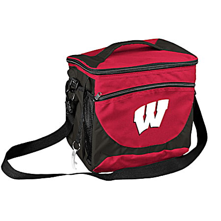 Wisconsin Badgers 24 Can Red Cooler