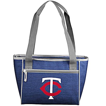  Minnesota Twins Crosshatch Blue 16-Can Cooler Tote