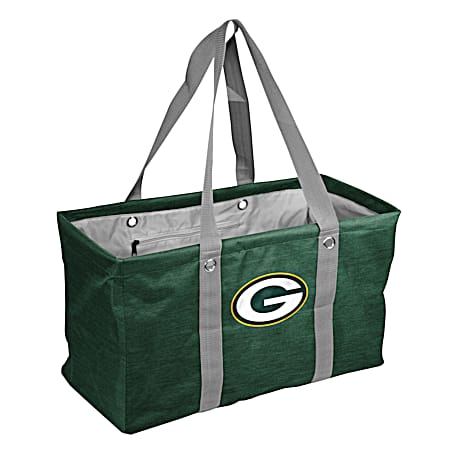 Green Bay Packers Crosshatch Picnic Caddy Green Tote