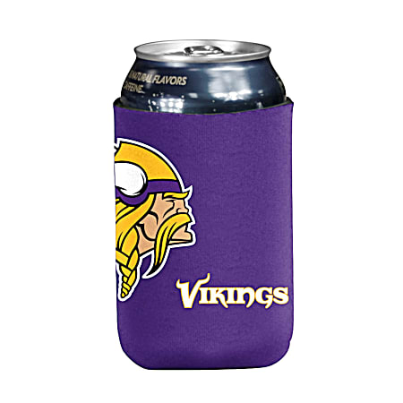 Minnesota Vikings Oversized Logo Flat Can Cooler