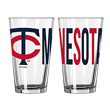 Minnesota Twins 16 oz Game Day Pint Glass