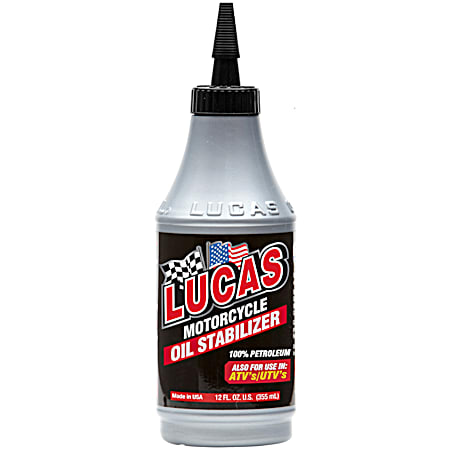 Lucas Oil Motorcycle Oil Stabilizer - 12 Oz.