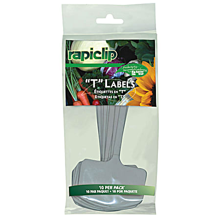 Rapiclip T Label Plant Markers - 10-Pk
