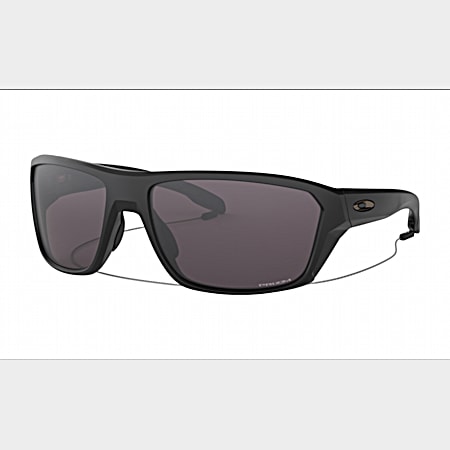 Adult Standard Issue Split Shot Matte Black Sunglasses w/ Prizm Grey Polarized Lenses