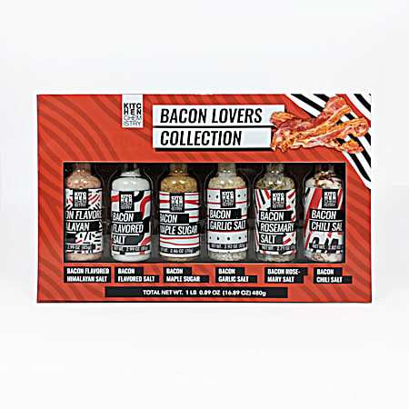 Kitchen Chemistry Bacon Lovers Seasonings Collection - 6 Pk