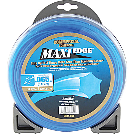 Maxi Edge 0.065 in x 220 ft Blue Commercial Trimmer Line