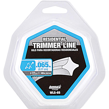 Arnold MTD 0.065 in x 40 ft Residential Trimmer Line