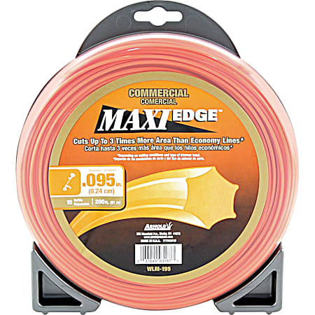MTD Maxi Edge 0.095 in x 200 ft Orange Commercial Trimmer Line