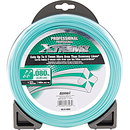 Arnold Xtreme 0.080 in x 140 ft Green Professional Trimmer Line