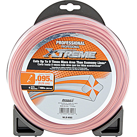 Arnold Xtreme 0.095 in x 100 ft Orange Professional Trimmer Line