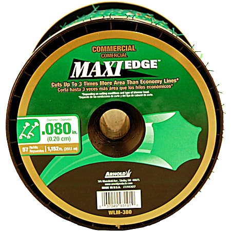 Arnold Maxi Edge Green Commercial 0.080 in Trimmer Line