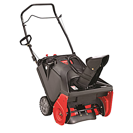 21 in 179cc Single Stage Snow Blower w/ Electric Start-Gas Engine