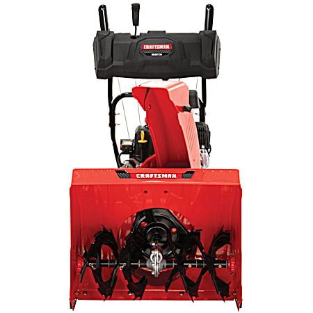 24 in 208cc Deluxe Two-Stage Snow Blower w/ Electric Start-Gas Engine