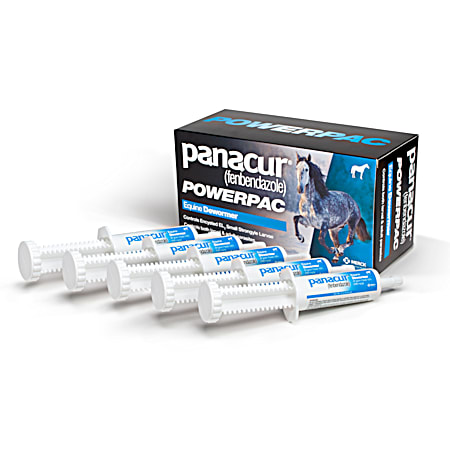 Merck Panacur Powerpac Equine Dewormer - 5 Ct.